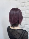 インナーカラー/レイヤーボブ/グレー/ラベンダー/池袋