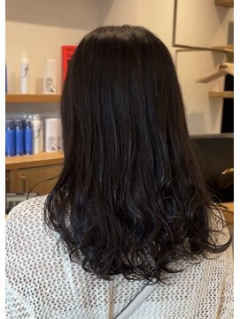 シアン 矢場町店(CYAN.) 癖毛さんにオススメ、ストレート×パーマ