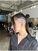 刈り上げ女子・レディースフェード