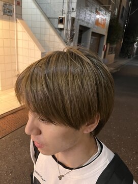 ランソ(RUNSO) ミルクティーアッシュ×韓国マッシュ