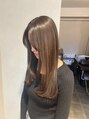 リジー(Litzy) アディクシーカラーで作る、オレンジ味を押えたオリーブブラウン