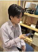メンズ2wayバングの韓国ヘア