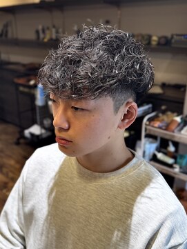 エクファフォーメン(EX-FA FOR MEN) ダークアッシュ/ニュアンスパーマ/韓国マッシュ/スペインカール