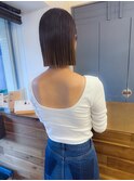 切りっぱなしボブ