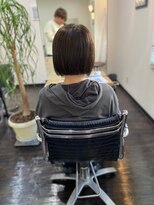 美容室 フォーリア Foglia 【Foglia坪来】前下がりボブ×オリーブグレージュ