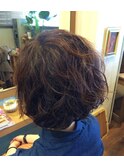 ボブ×ミックスパーマ