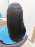 ロング/髪質改善ヘアエステ/オリーブブラック/ナチュラル