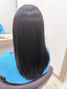 リトルストーン(little stone) ロング/髪質改善ヘアエステ/オリーブブラック/ナチュラル