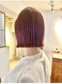 切りっぱなしボブ