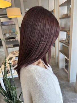 フォルムヘアデザイン 足利店(FORME hair design) ◯セミディ、ピンクラベンダーラテ◯：stylist 白石