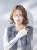 ボブ 20代30代40代ヘア 切りっぱなし 三ノ宮