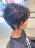 ショート/白髪染め/白髪ぼかし/縮毛矯正