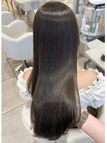 ザックラフィネ(ZACC raffine) オリーブベージュ/ワンカラー/縮毛矯正/レイヤーカット