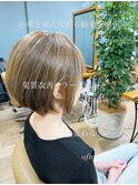 限り無くショートに近いボブスタイル
