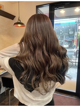 ボアップ 難波店(boappu) #プルエクステ#エクステ#ブラウンカラー#ロングヘア