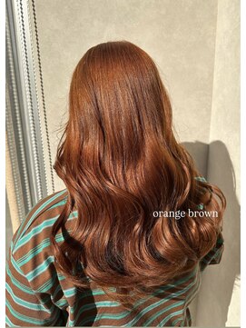 ロウ 札幌(ROW) オレンジブラウン/ビタミンカラー/韓国スタイル