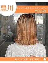 ネリネ(Nerine)&nbsp;【人気No3】カット+ハイライト+艶カラー+ケアトリートメント