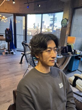 キャラクター(character) メンズミディアムパーマ