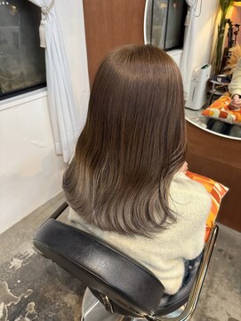 チャプター 問屋町(chapter) ケアブリーチグラデーションカラーミルクティーグレージュカラー