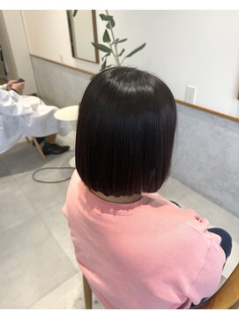 Bordeaux【ボルドー/赤髪/艶感/暗髪/ボブ/冬カラー】