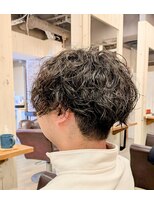 アンプリュス リアン(1+ Unplus lien) メンズ無造作ナチュラルパーマ