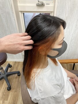 TELA HAIR 石岡店【テーラヘアー】【4月15日NEW OPEN(予定)】 オレンジインナー【TELA HAIR 石岡】