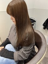 サロウィン 千葉(SALOWIN)&nbsp;艶髪ロング×透明感抜群☆オリーブベージュ