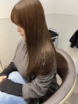 サロウィン 千葉(SALOWIN) 艶髪ロング×透明感抜群☆オリーブベージュ