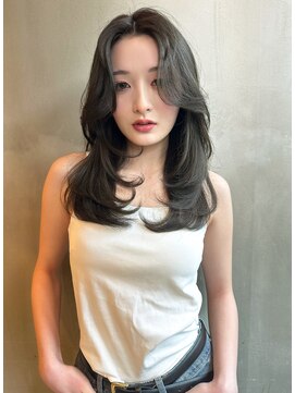 ブラン 広島八丁堀(Blanc) 【Blanc】レイヤーカット＿バタフライレイヤー＿大人ロング