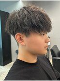 ツイストスパイラル/スパイラルパーマ/メンズ/眉毛