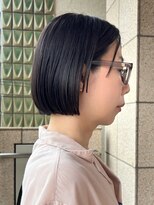 ゴーズゴー 吉祥寺(e)店(go s go)&nbsp;ぱつっとボブ/ミニボブ/顔まわりカット/切りっぱなしボブ