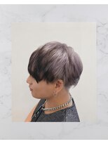 ハク ヘアー(haku hair)&nbsp;エンドカラー パープル×ブラック