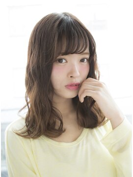 サロンドミルク 原宿(salon de MiLK) 【salon de MiLK 原宿】トランスペアレントアッシュ×セミディ