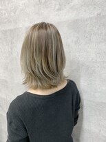 アッド(hair salon add.) 【岡山市　add.】ミルクティーベージュ