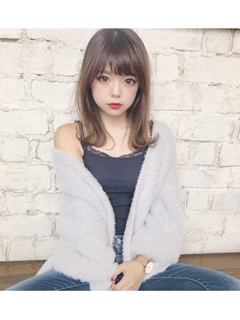 イーラ(era) 小顔20代30代40代◎外ハネボブミディアッシュブラウン/era加藤