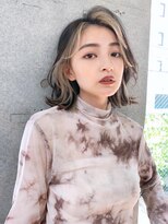 リコバイアフロート(riko by afloat)&nbsp;フェイスフレーミング/インナーカラー立ち上げバングミディ