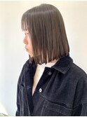 【FOLK】似合わせカットでバッサリ☆韓国風ストレートボブ♪