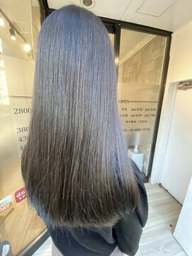 カラーラボ 田端店(Color Lab.) 透明感たっぷりオリーブグレージュ