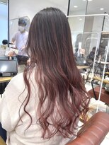 クアトログランシュ ひたちなか店(QUATRO×GranCieux)&nbsp;エアタッチバレイヤージュ×ベリーピンク