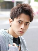 爽やかアップバング　【ツーブロック】【刈り上げ】