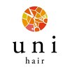 ウニヘアー(uni hair)のお店ロゴ