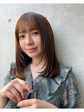 ラフィネ 成増店(raffine) 顔周りレイヤーミディアム【成増美容室】