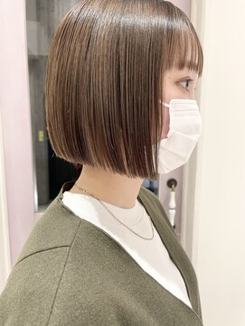 ミコット(micotto) ぷつっとボブ×ベージュ