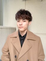 ノブレス(NOBLESSE)&nbsp;前下がりマッシュ/スパイラルパーマ