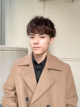 ノブレス(NOBLESSE) 前下がりマッシュ/スパイラルパーマ