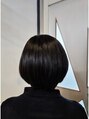 カットハウス はさみの部屋 サイエンスアクア+カラーカットでなめらかな仕上がりに。