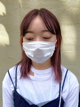 インデックスヘアーユー 錦糸町店(in'dex hair - U) インナーピンク［錦糸町/錦糸町駅/錦糸町北口/ハイトーン］