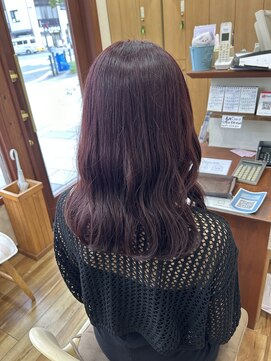 ココカラヘアー プラス(cococara‐hair plus) ワインレッドカラー
