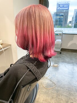 ザ オーダー(THE ORDER) ピンクブラック/エンドカラー/裾カラー/ケアブリーチ/ハイトーン