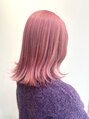 エタン 北千住(ethane)&nbsp;ケアブリーチ/ピンク/パープル/顔まわり/レイヤー/韓国/カラー